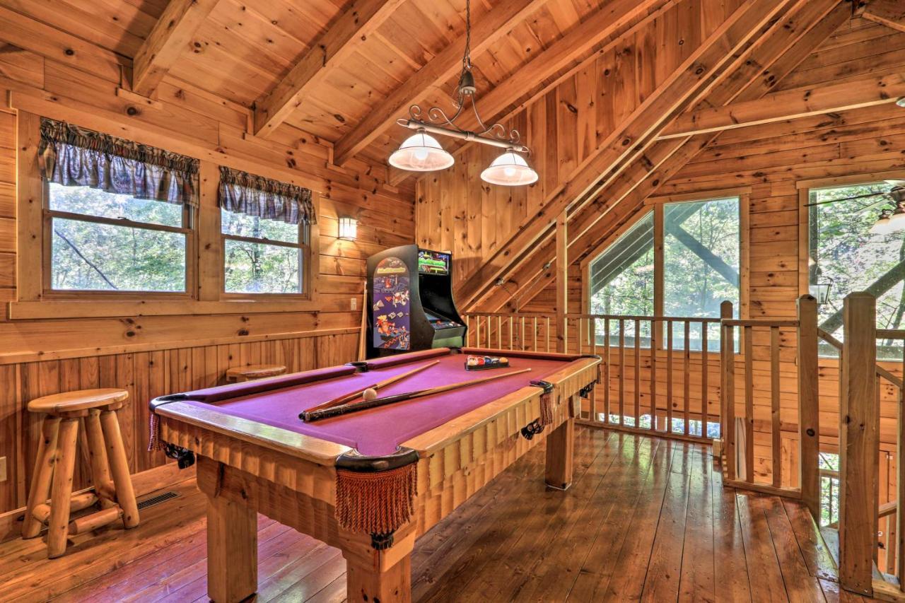 Cabin With Hot Tub And Deck, 3 Mi To Pigeon Forge 塞维尔维尔 外观 照片