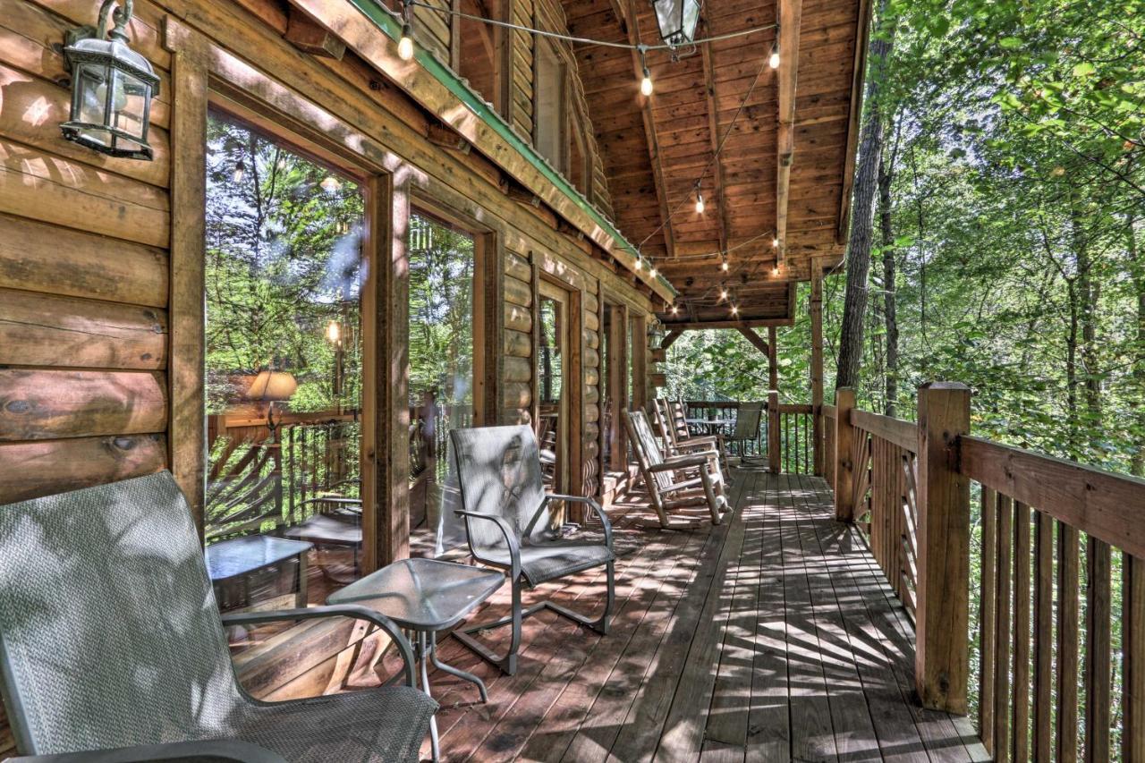 Cabin With Hot Tub And Deck, 3 Mi To Pigeon Forge 塞维尔维尔 外观 照片