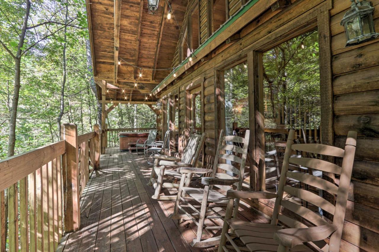 Cabin With Hot Tub And Deck, 3 Mi To Pigeon Forge 塞维尔维尔 外观 照片